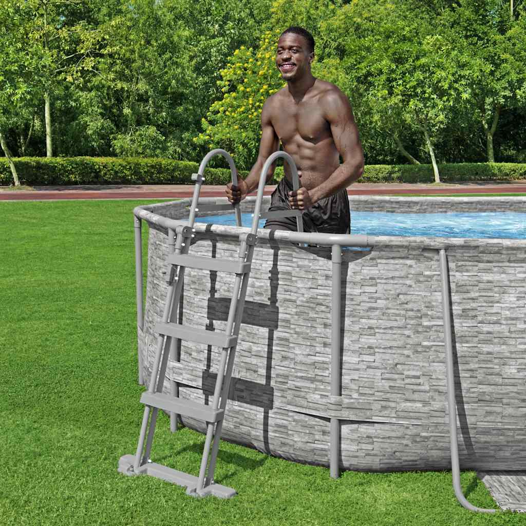 Bestway flowclear swimmingpoolstige 4 trin 107 cm
