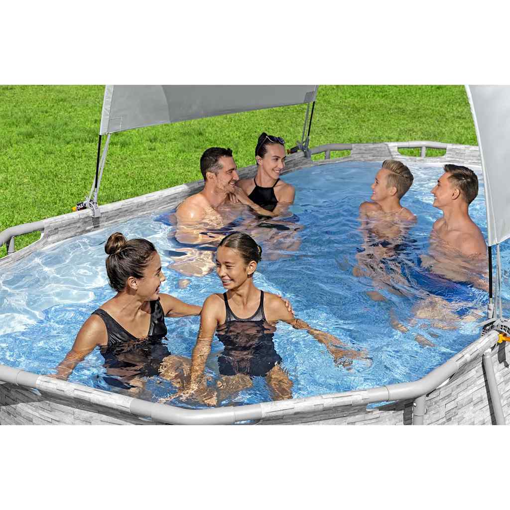 Bestway swimmingpoolovertræk hvid