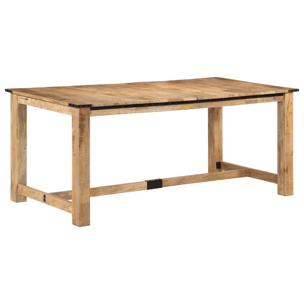 VidaXL Spisebord 180x90x75 cm massivt mangotræ