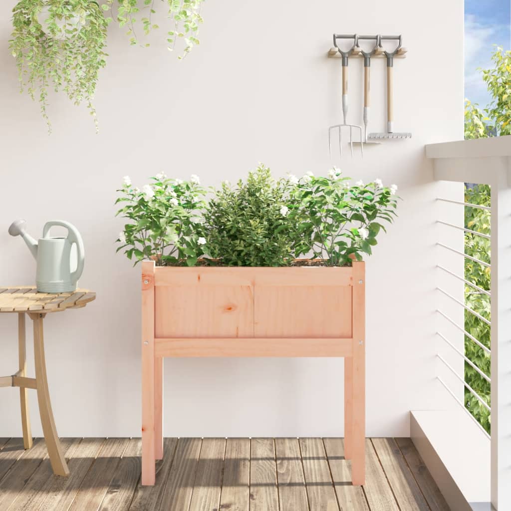 Vidaxx plantekasse med ben 70x31x70 cm massivt Douglas træ