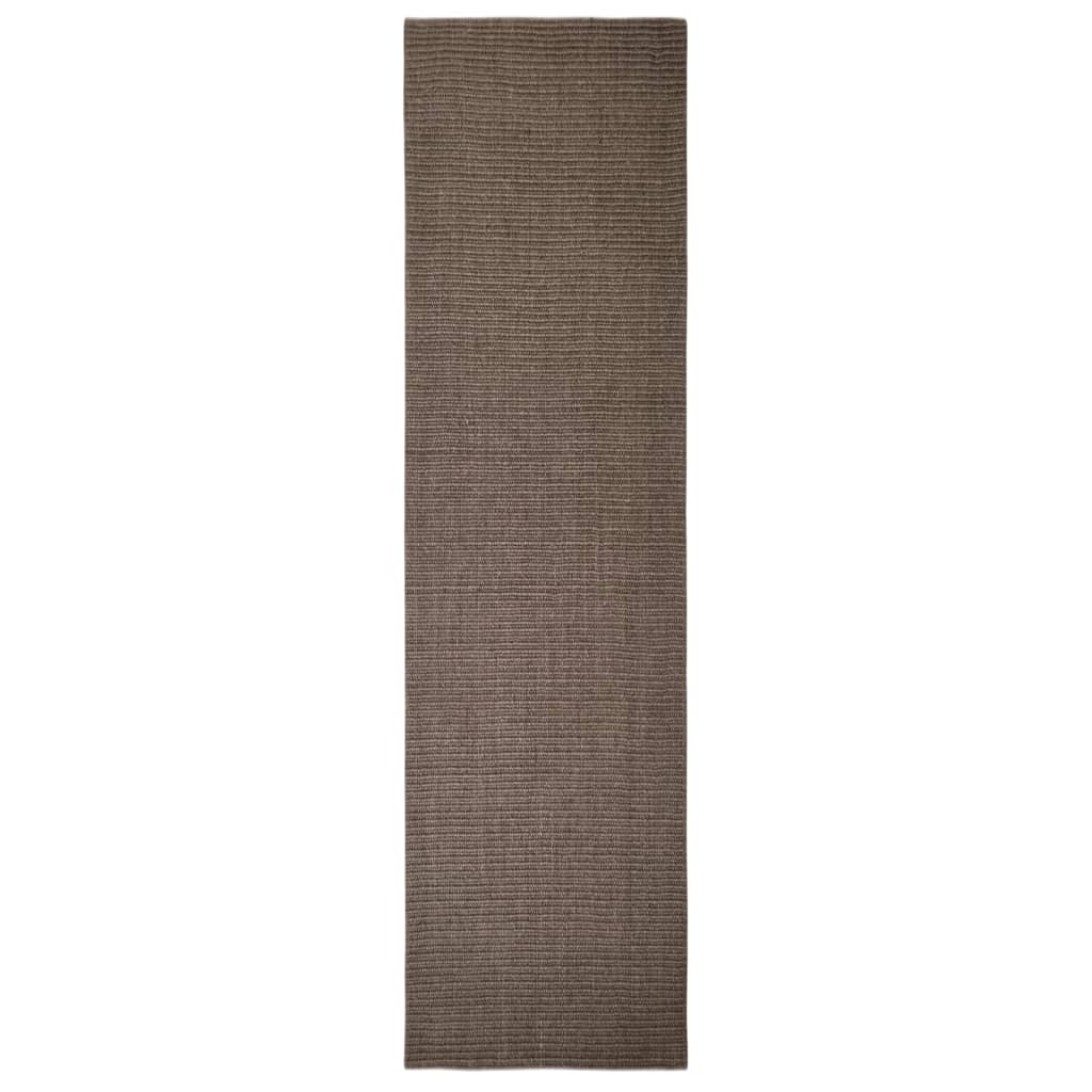 Vidaxl Sisalmat til ridser efter 80x300 cm brun