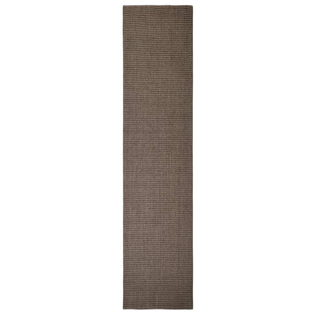 Vidaxl Sisalmat til ridser efter 80x350 cm brun