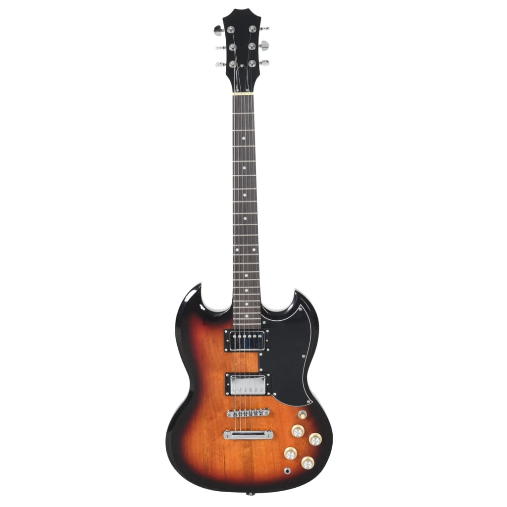 Vidaxl guitar for begyndere elektrisk med taske 4 4 39 sort