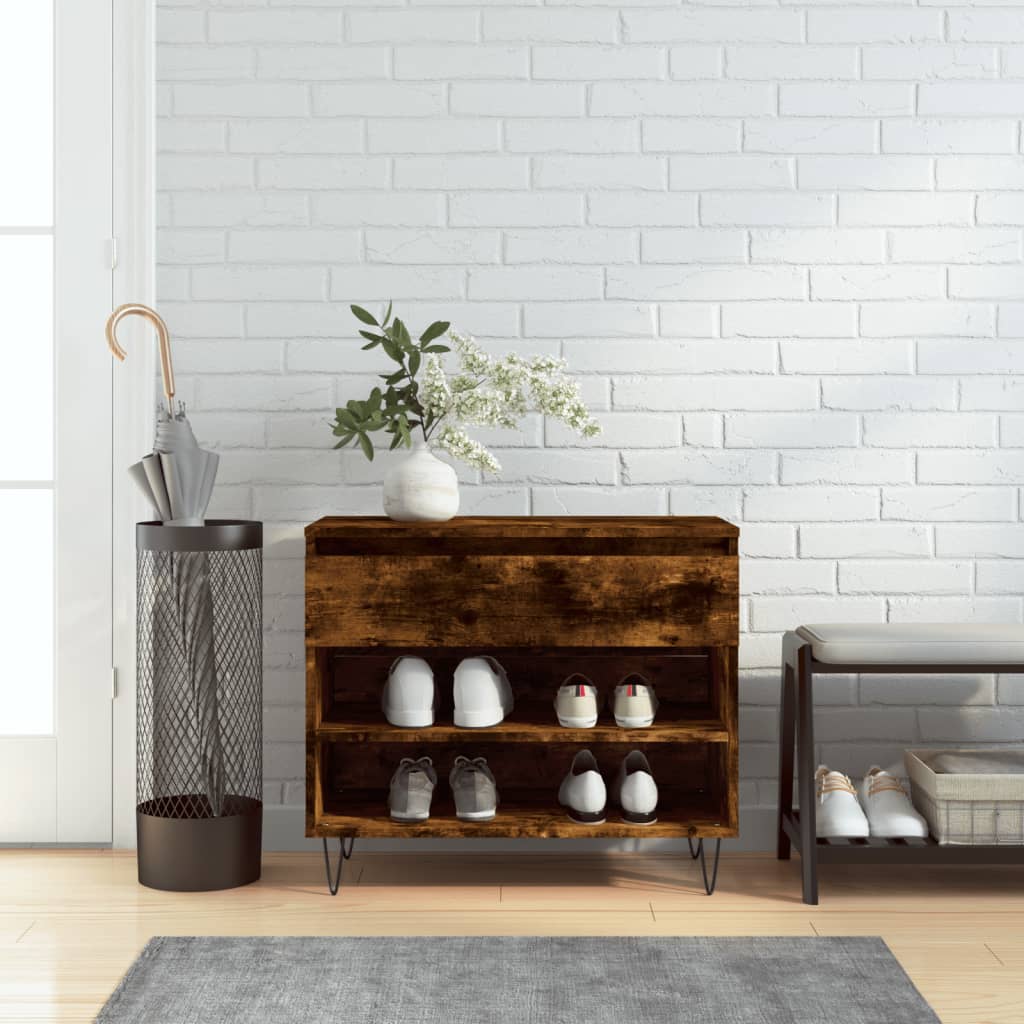Vidaxx skoskab 70x36x60 cm forarbejdet træ, røget eg