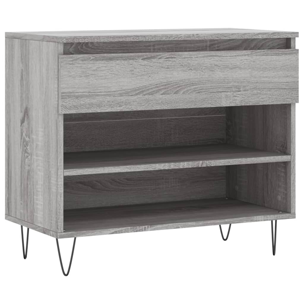 VidaXL skoskab 70x36x60 cm konstrueret træ sonoma grå