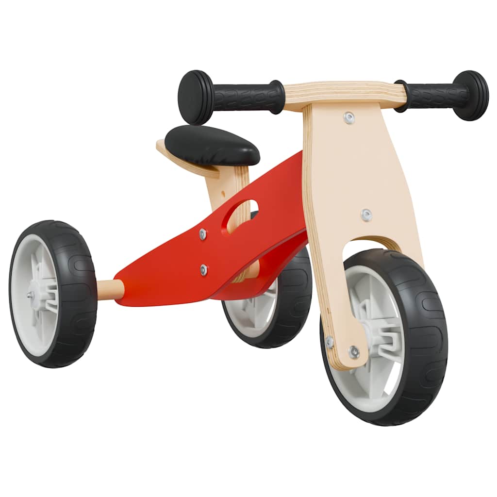 VidaXL balancecykel til børn 2-i-1 rød