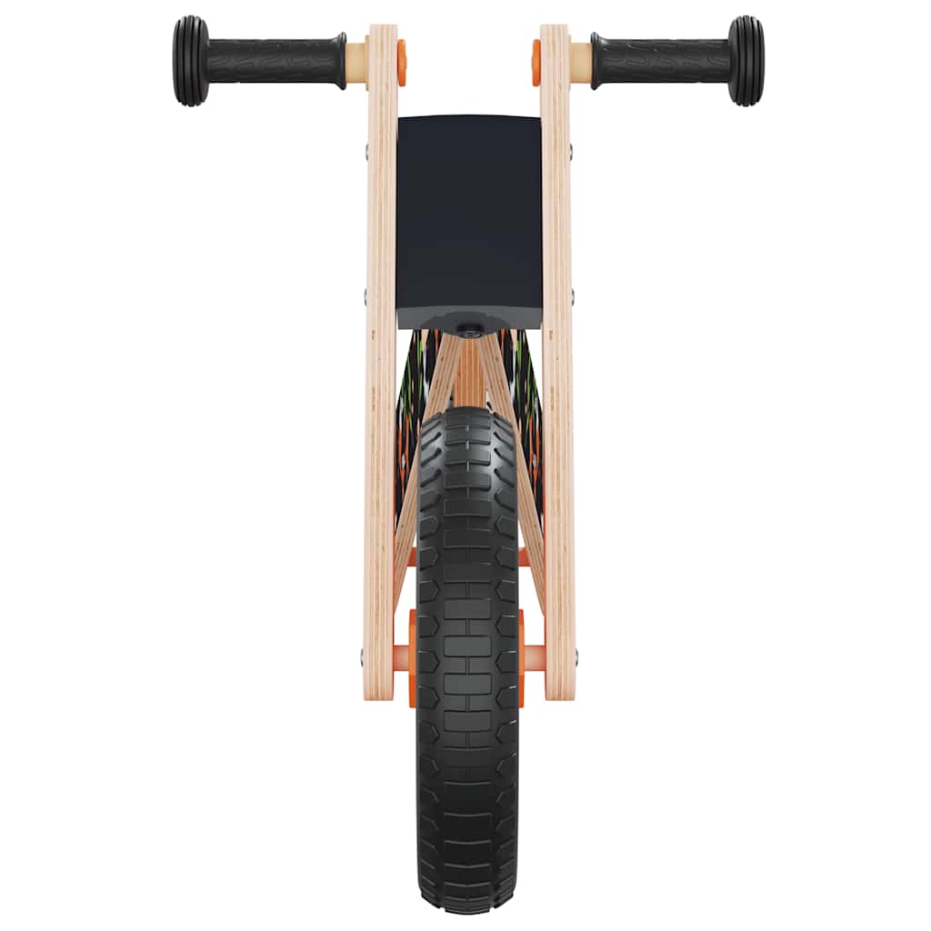 VidaXL balancecykel til børn orange med print