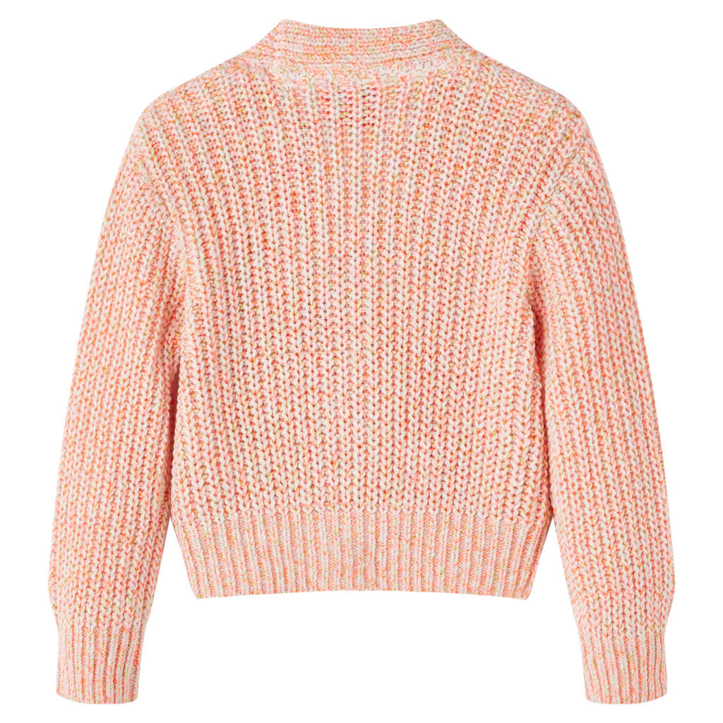 VidaXL Børnecardigan strikket 140 blandet pink