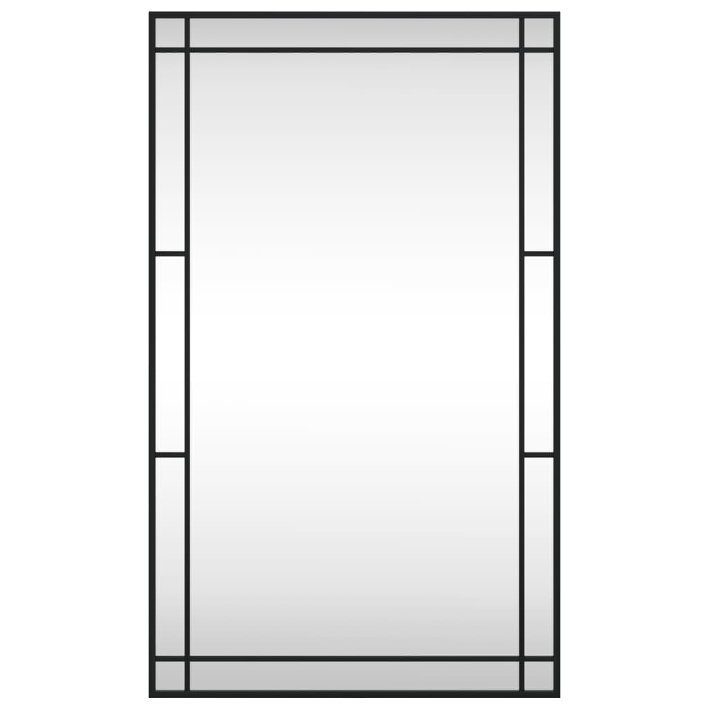 Vidaxx vægspejl rektangulært 60x100 cm jernsort
