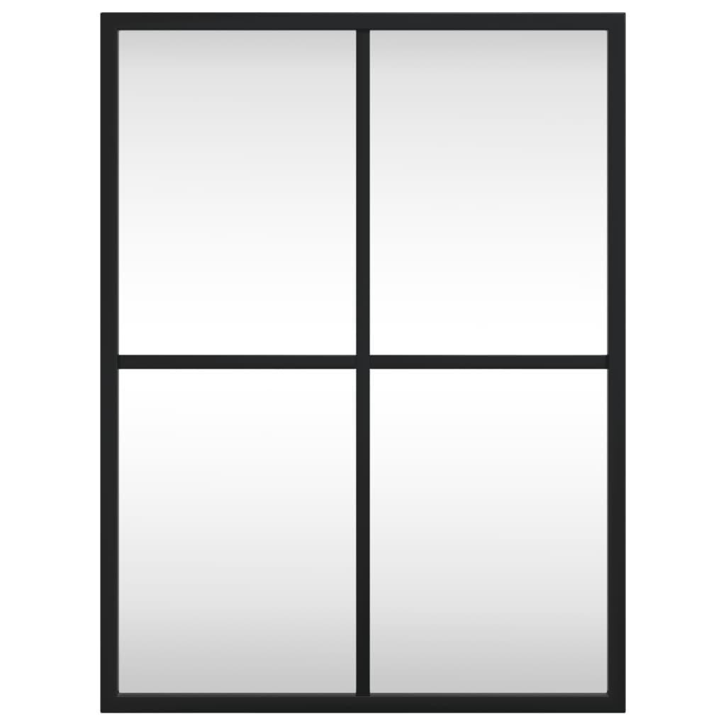 Vidaxx vægspejl rektangulært 30x40 cm jernsort