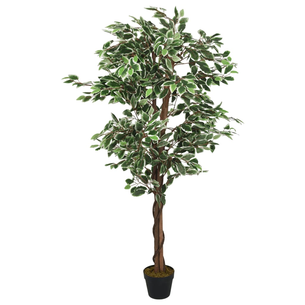 Vidaxl kunstig planteficus 756 blade 150 cm grønne