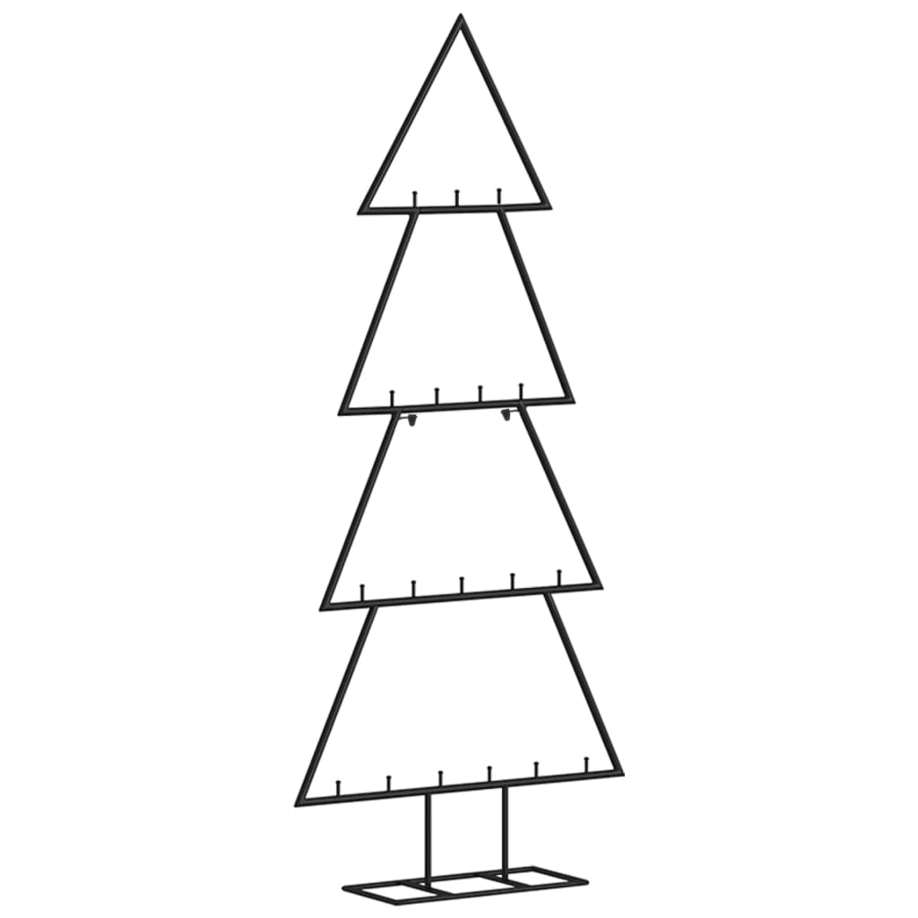 VidaXL juledekoration juletræ 90 cm metal sort