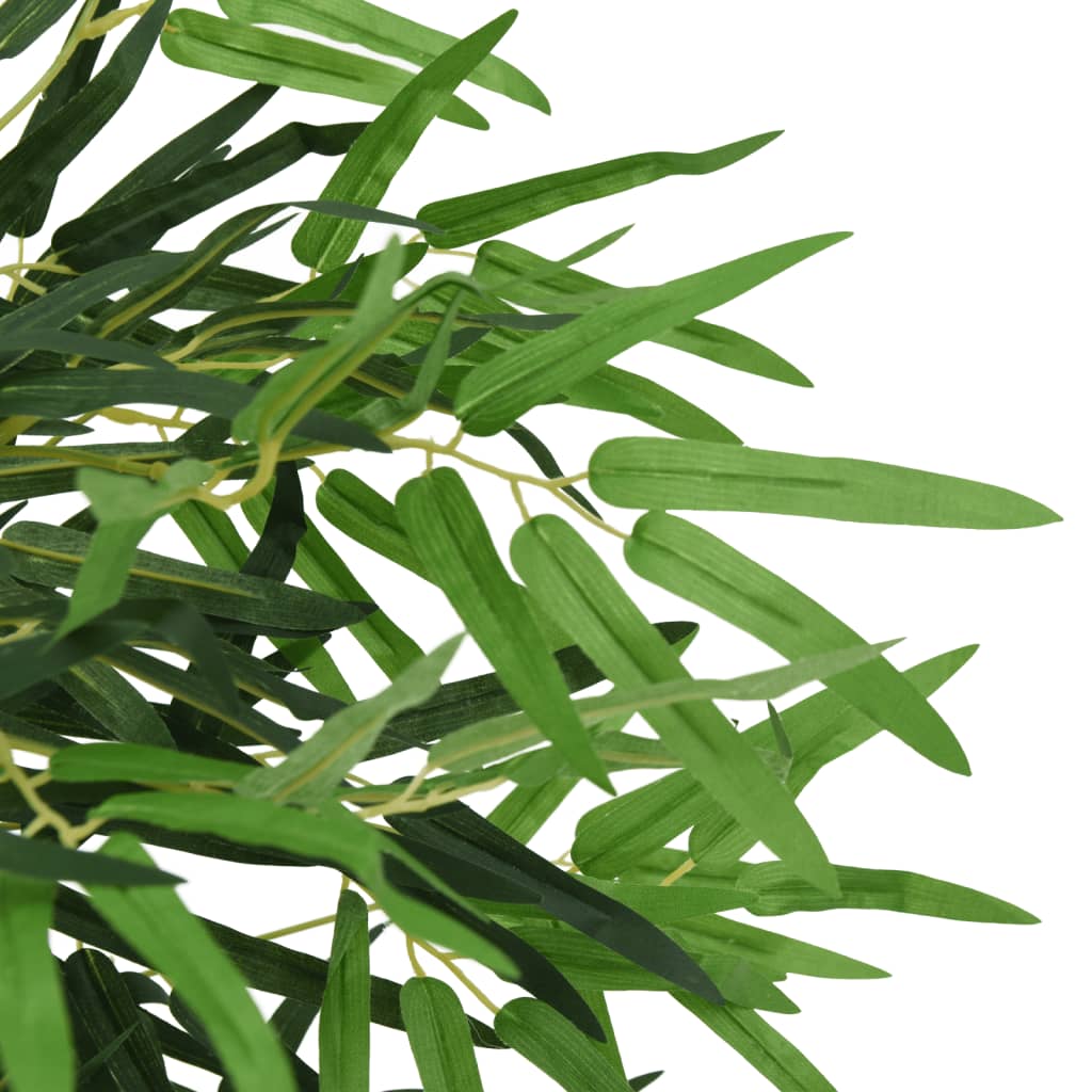 VidaXL kunstig plante bambus 730 blade 120 cm grøn