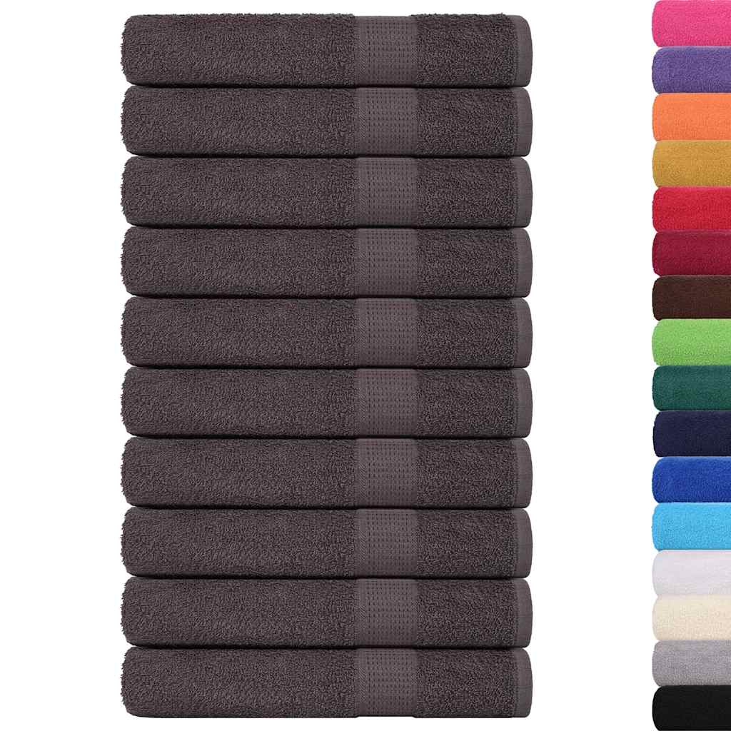 Vidaxx saunahåndklæder frogn 10 stk 80x200 cm 360 g m² antracit