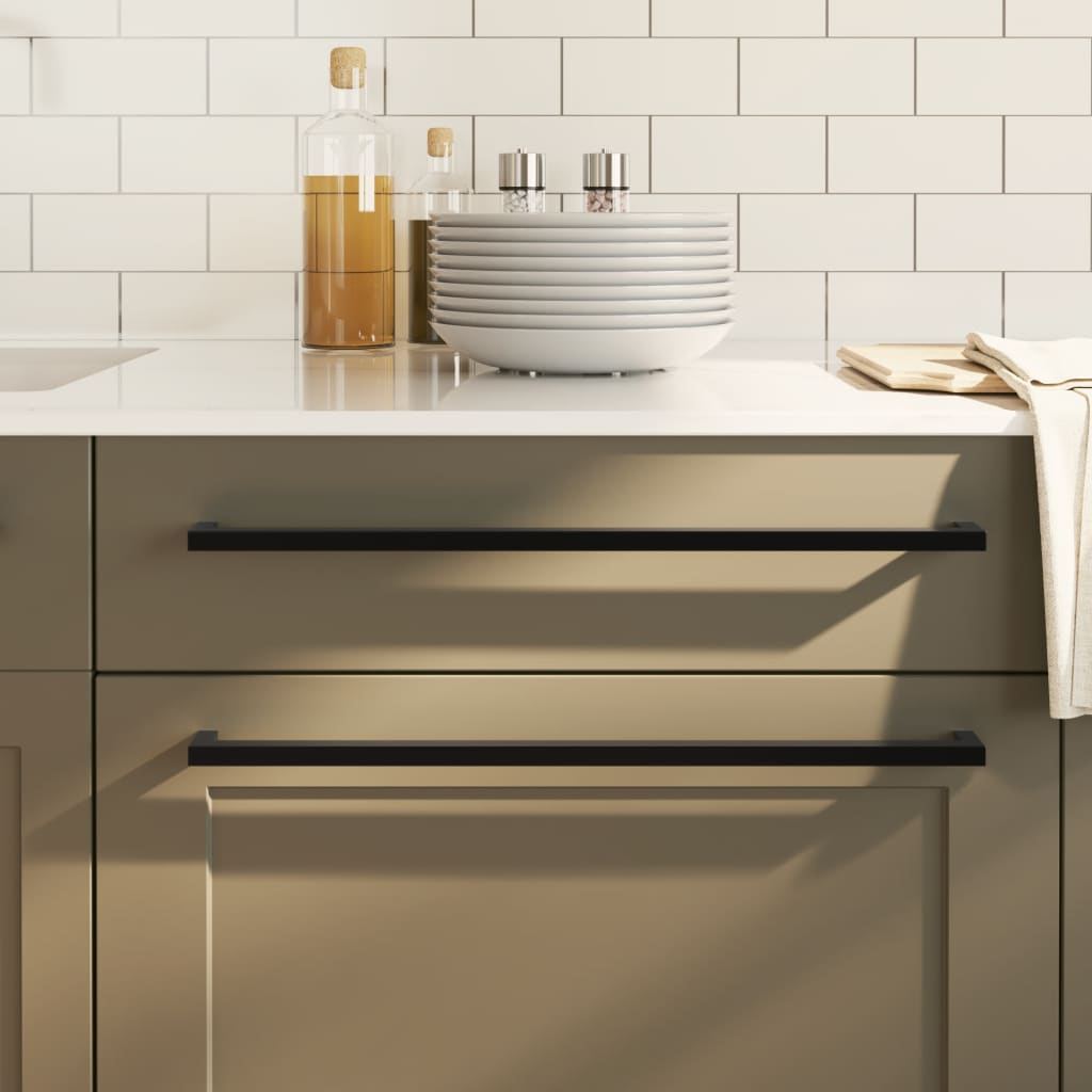 VidaXL håndtag 20 stk 480 mm rustfrit stål sort