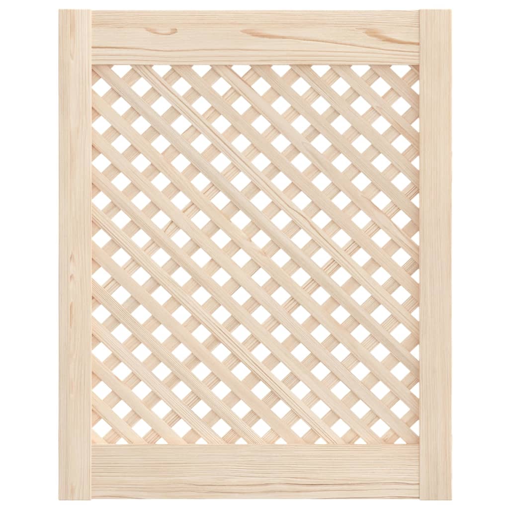 Vidaxx skabslåger med lameller 2 stk 49,5x61,5 cm massivt fyrretræ