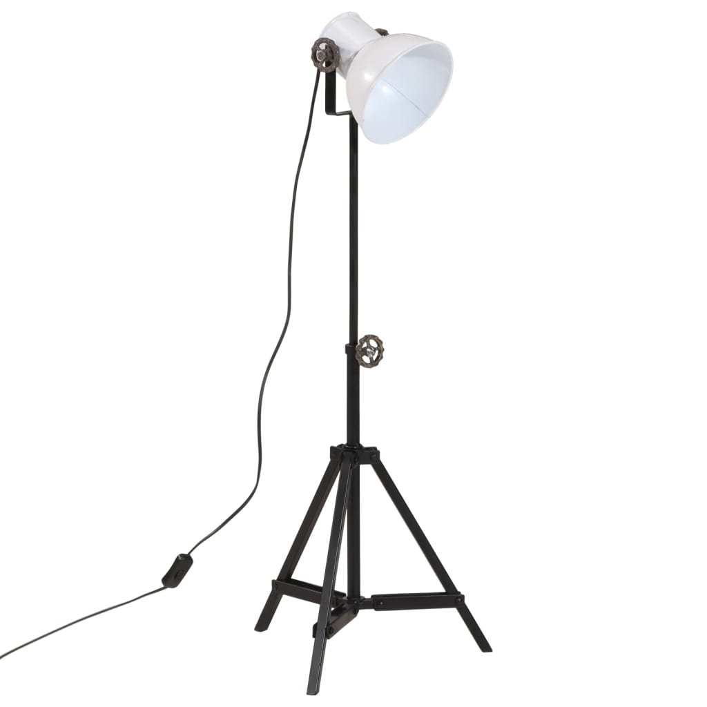 VidaXL gulvlampe 25 w e27 35x35x65 95 cm hvid