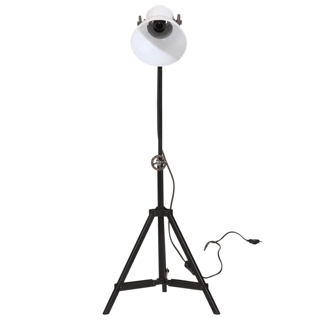 VidaXL gulvlampe 25 w e27 35x35x65 95 cm hvid