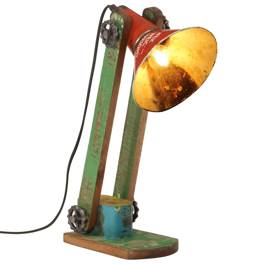 VidaXL Skrivebordslampe 25 W E27 23x13x52 cm flerfarvet