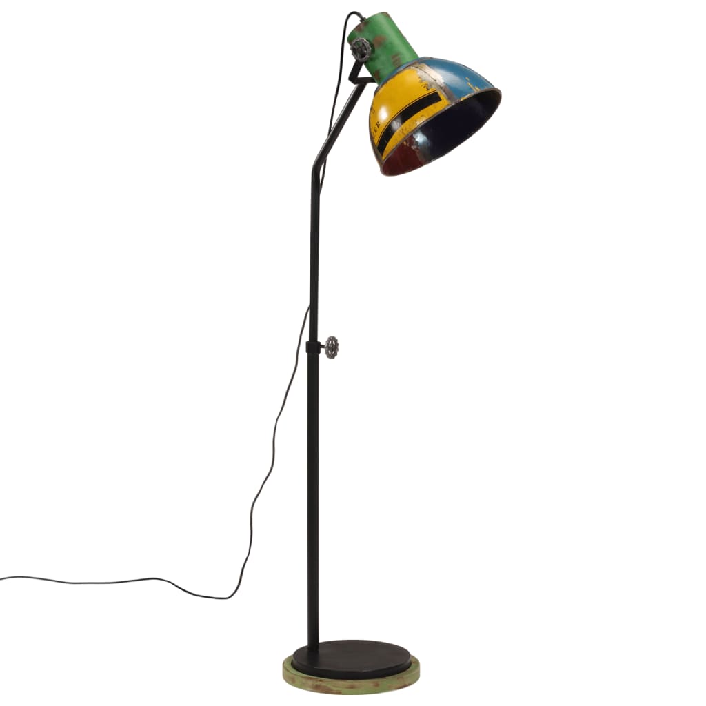 VidaXL gulvlampe 25 W E27 30x30x100-150 cm flerfarvet