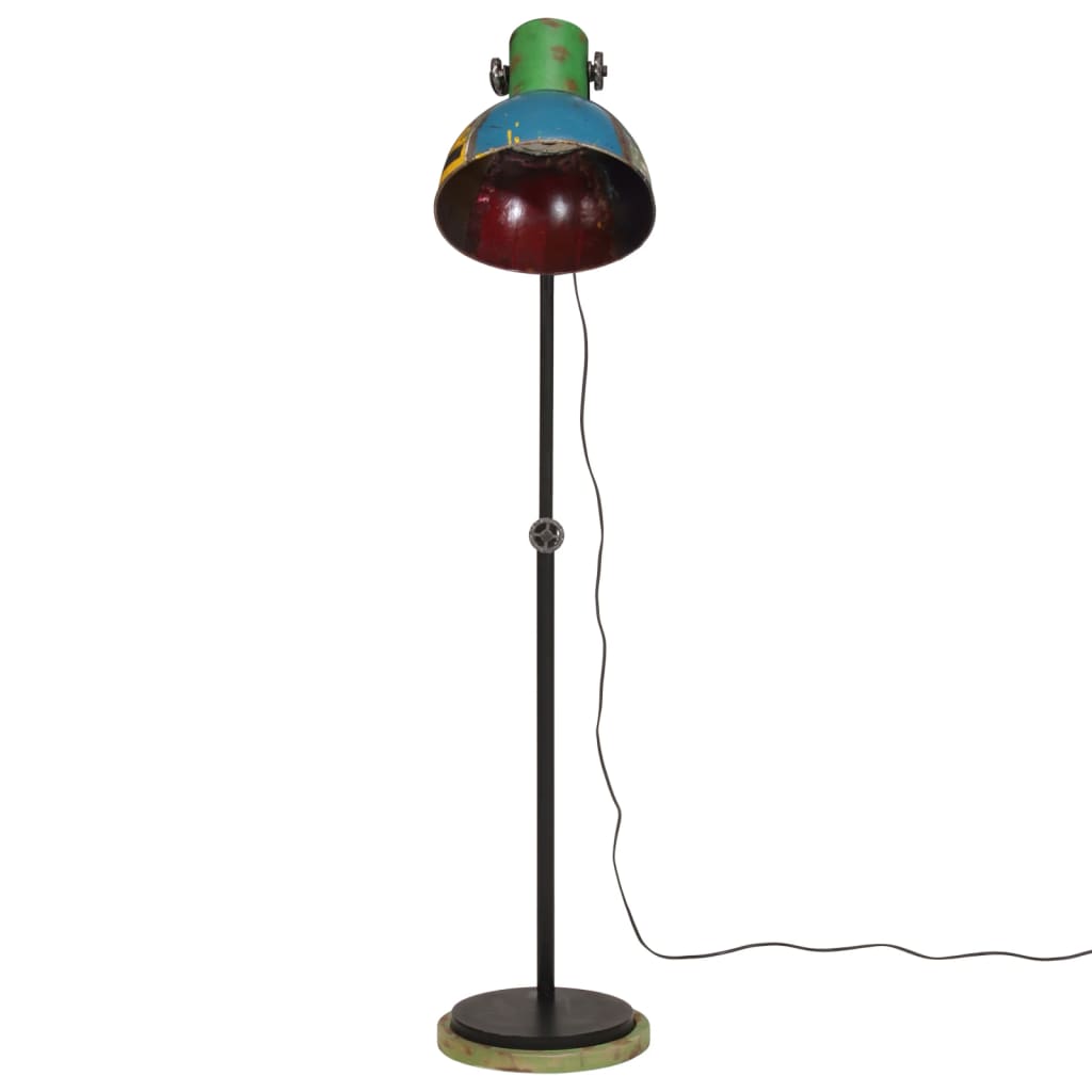 VidaXL gulvlampe 25 W E27 30x30x100-150 cm flerfarvet