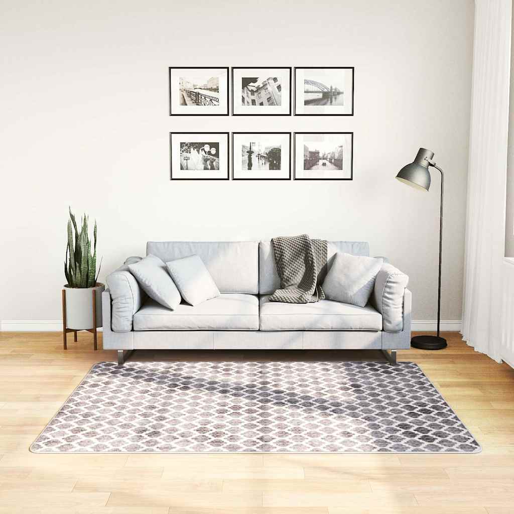 Vidaxx tæppe vaskbart skridsikkert 120x170 cm flerfarvet