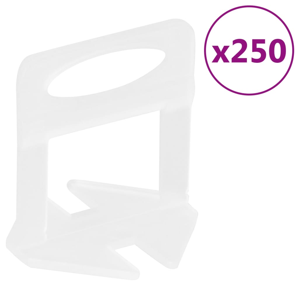 Vidaxl nivelleringsklemmer til fliser 250 stk 1,5 mm