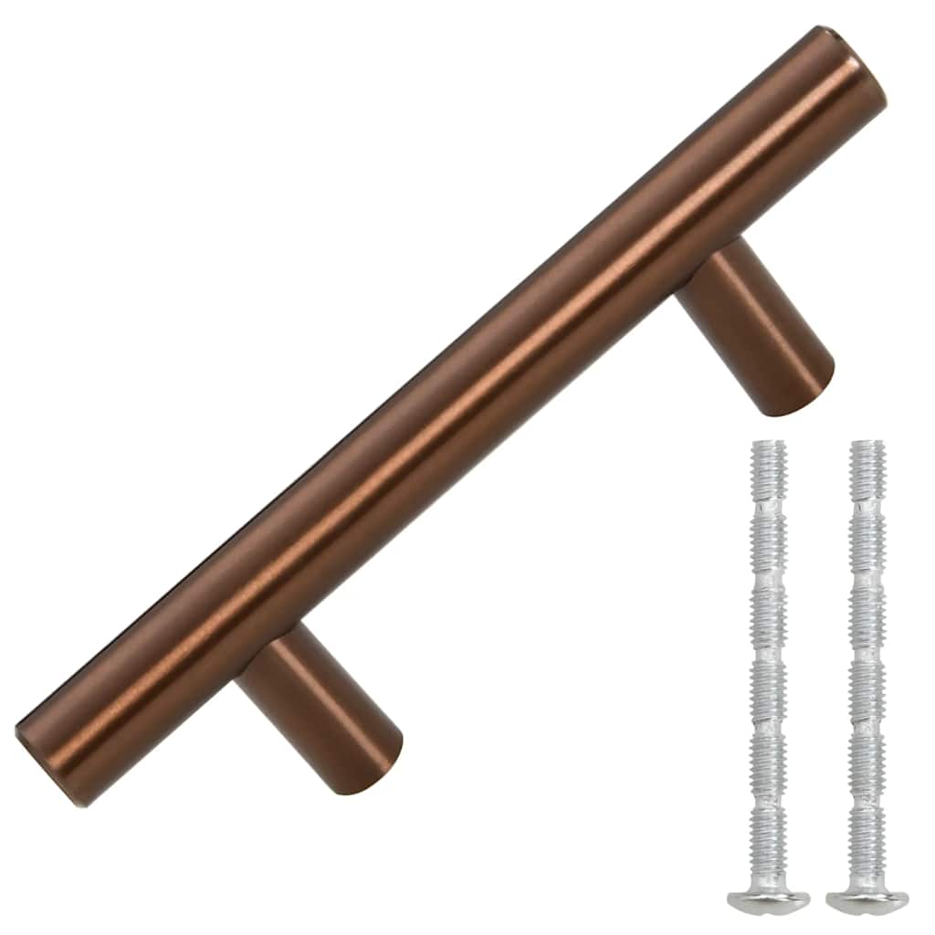 VidaXL håndtag 10 stk 64 mm rustfrit stål bronzefarvet