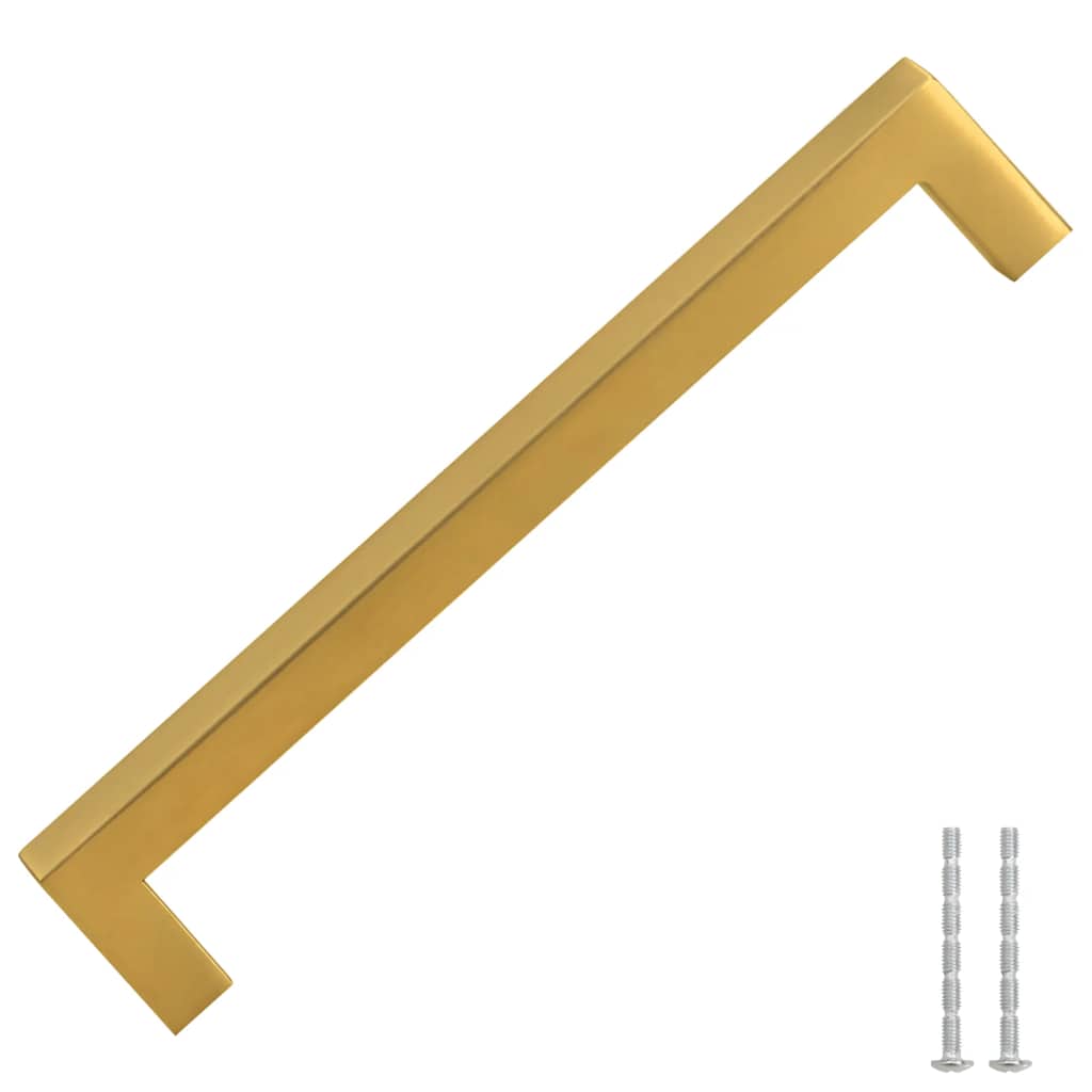 Vidaxx håndtag 10 stk 160 mm rustfrit stål guldfarvet