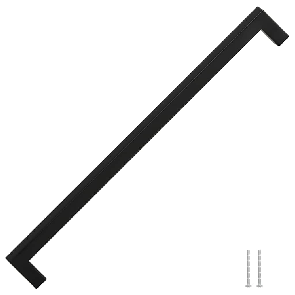 VidaXL håndtag 5 stk 320 mm rustfrit stål sort