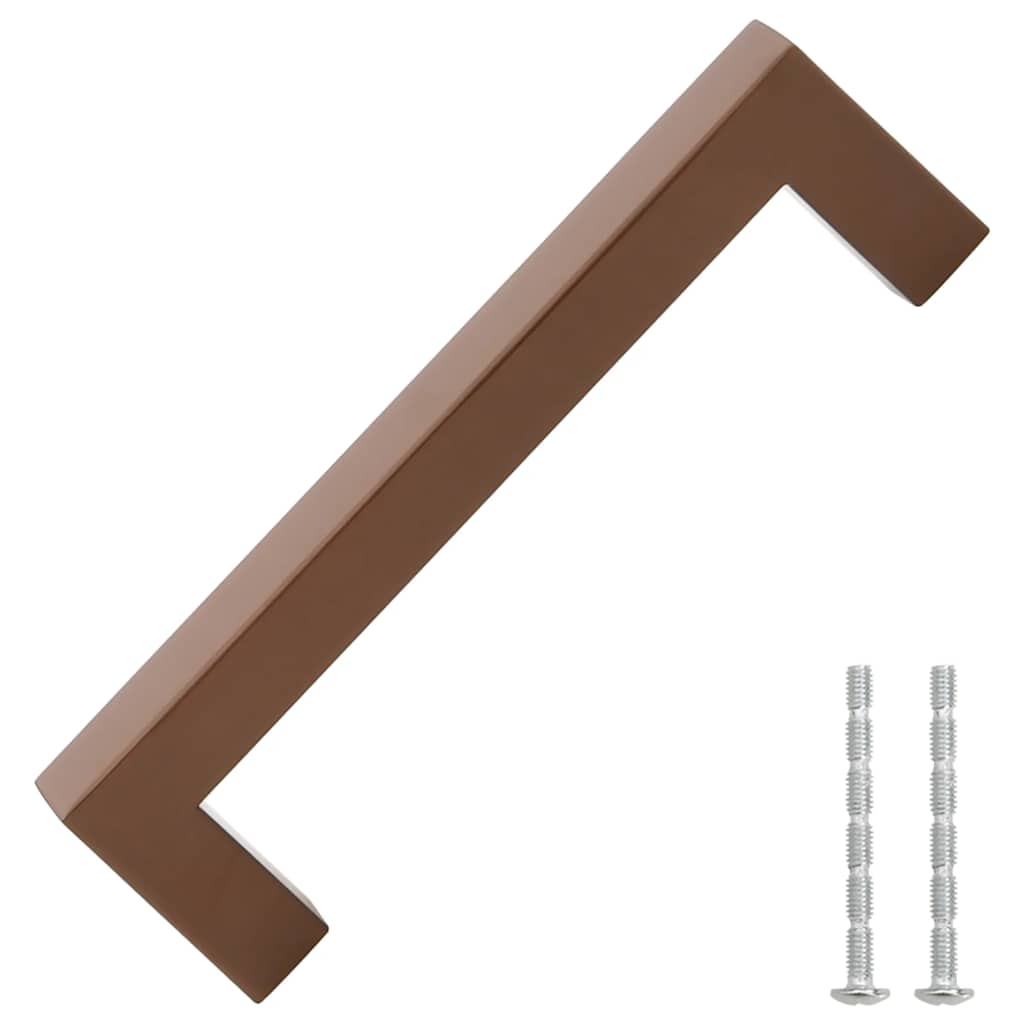 VidaXL håndtag 10 stk 128 mm rustfrit stål bronzefarvet