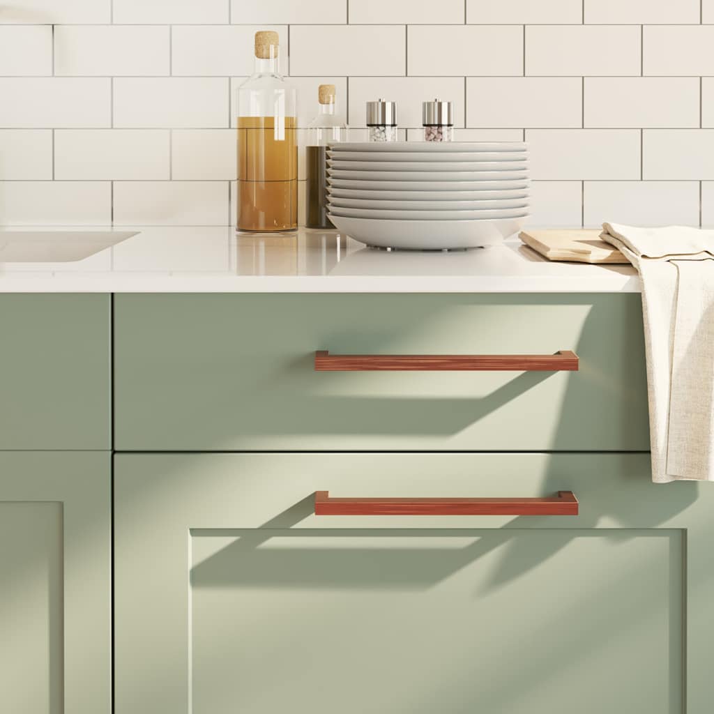 VidaXL håndtag 5 stk 224 mm rustfrit stål bronzefarvet