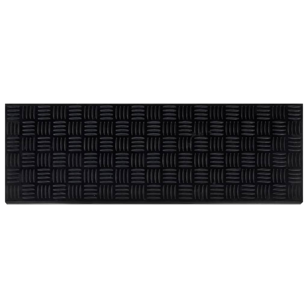 Vidaxl Stair Mats 10 St 25x75 cm gummi