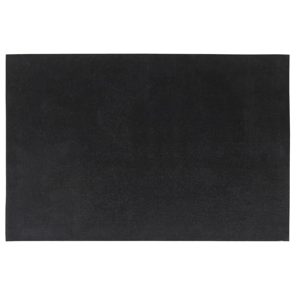 Vidaxx dørmåtter 2 stk 40x60 cm tuftet kokosfiber mørkegrå