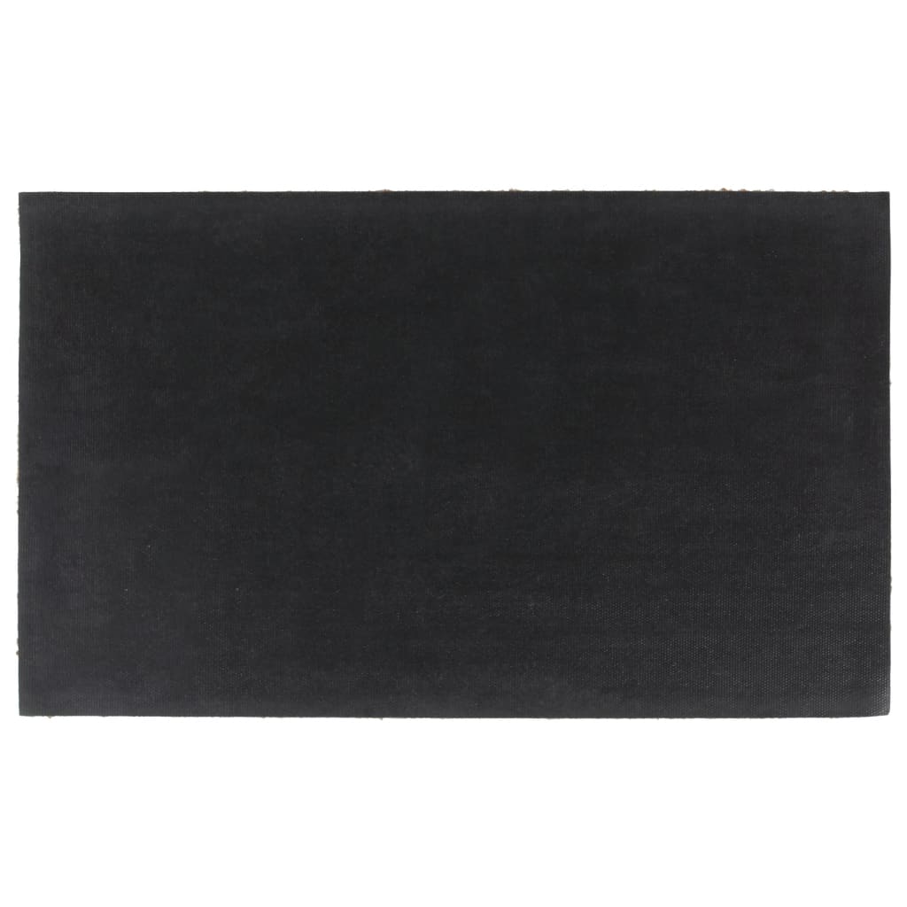 Vidaxx dørmåtte 45x75 cm tuftet kokosfiber natur