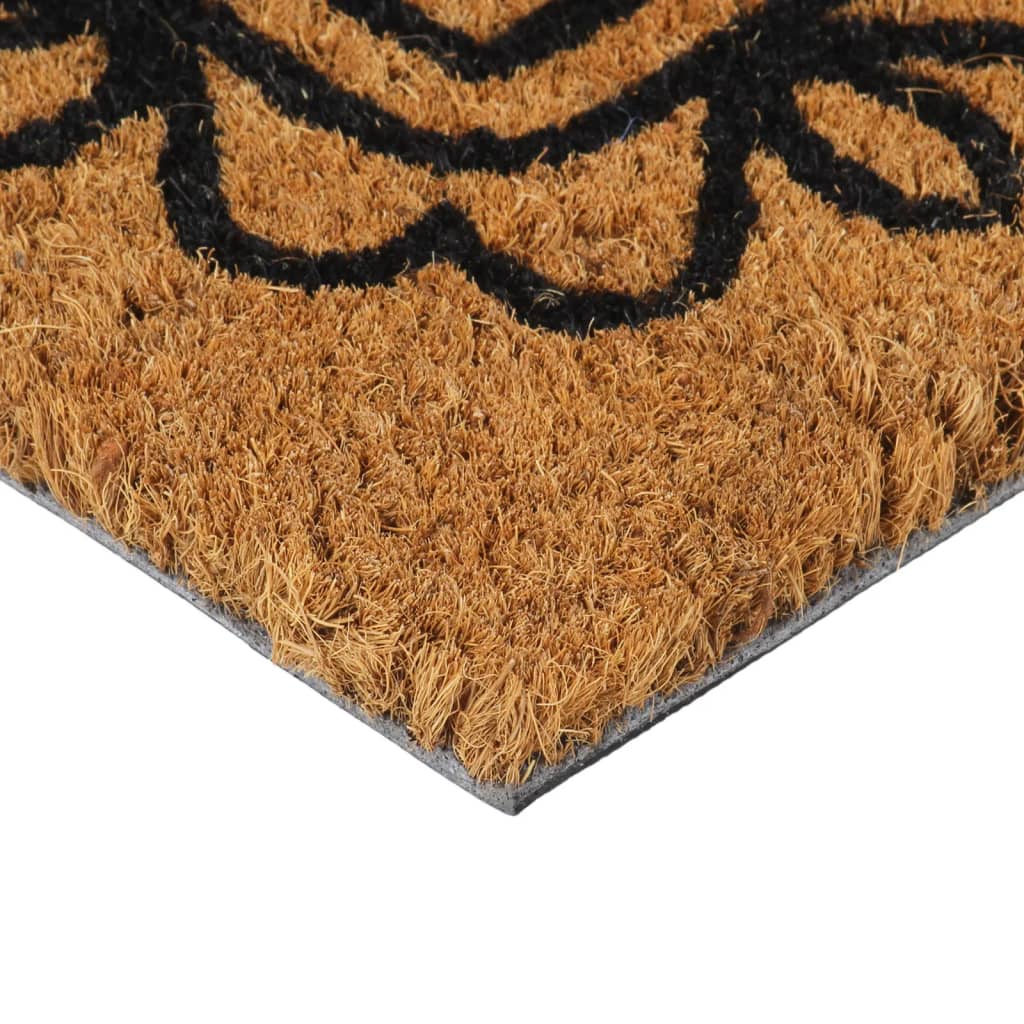 Vidaxx dørmåtte 45x75 cm tuftet kokosfiber natur
