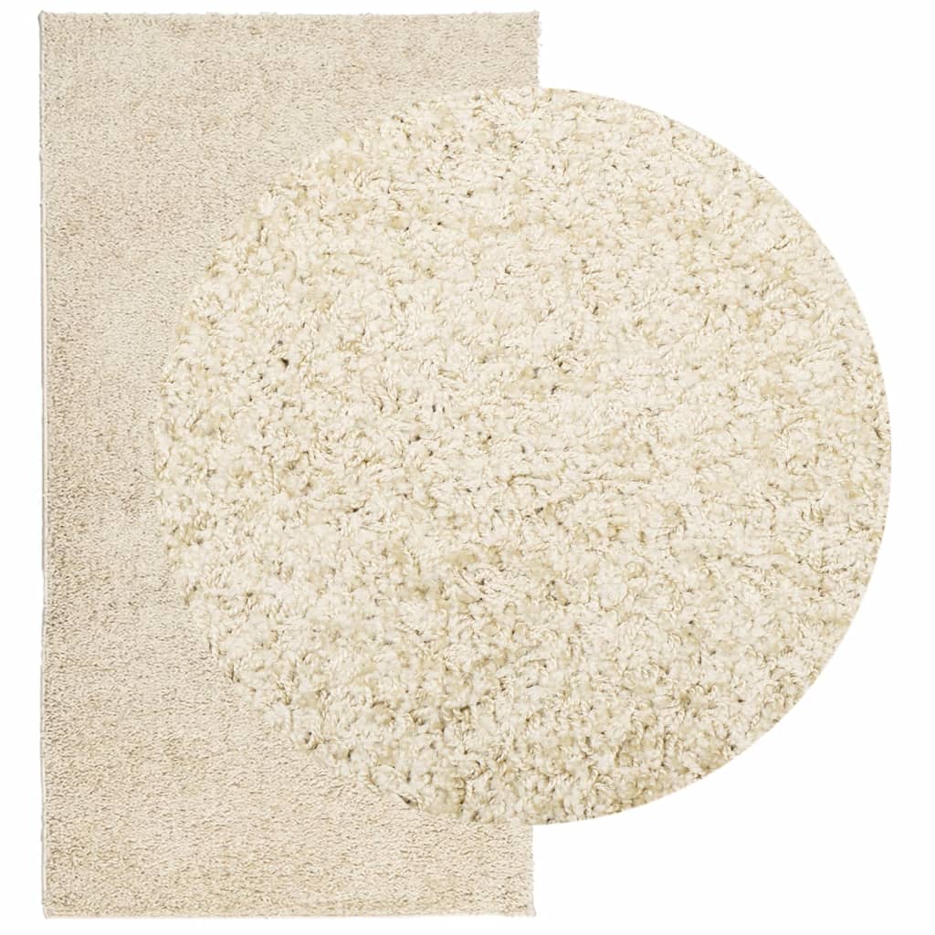 Vidaxx tæppe pamplona shaggy dyb luv moderne 60x110 cm guld farve
