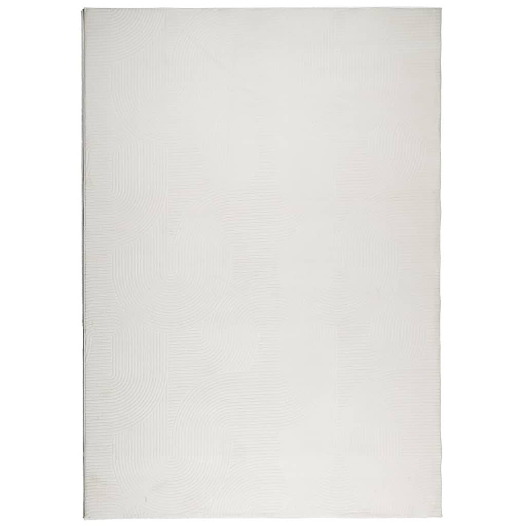 VidaXL tæppe Iza kort luv skandinavisk 120x170 cm creme