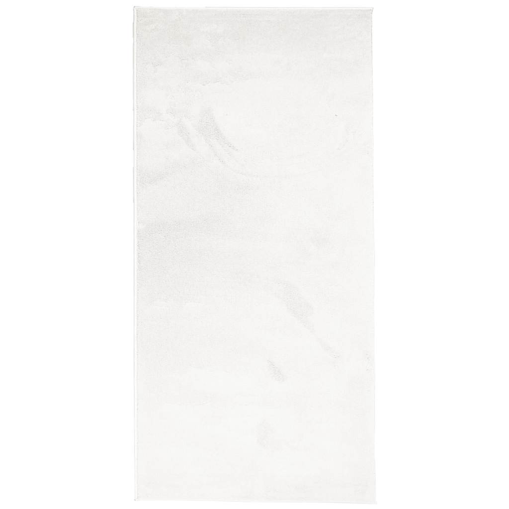 Vidaxx tæppe oviedo lav luv 100x200 cm creme
