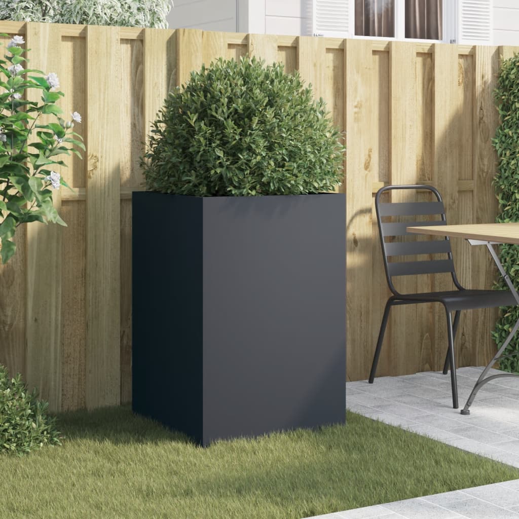 Vidaxx plantekasse 52x48x75 cm stål antracit