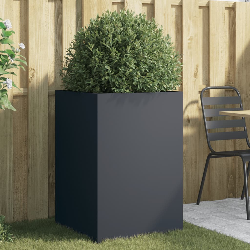 Vidaxx plantekasse 52x48x75 cm stål antracit