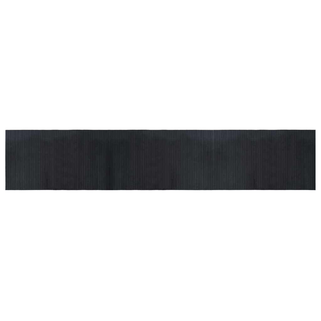 Vidaxx rektangulært tæppe 60x300 cm bambus sort