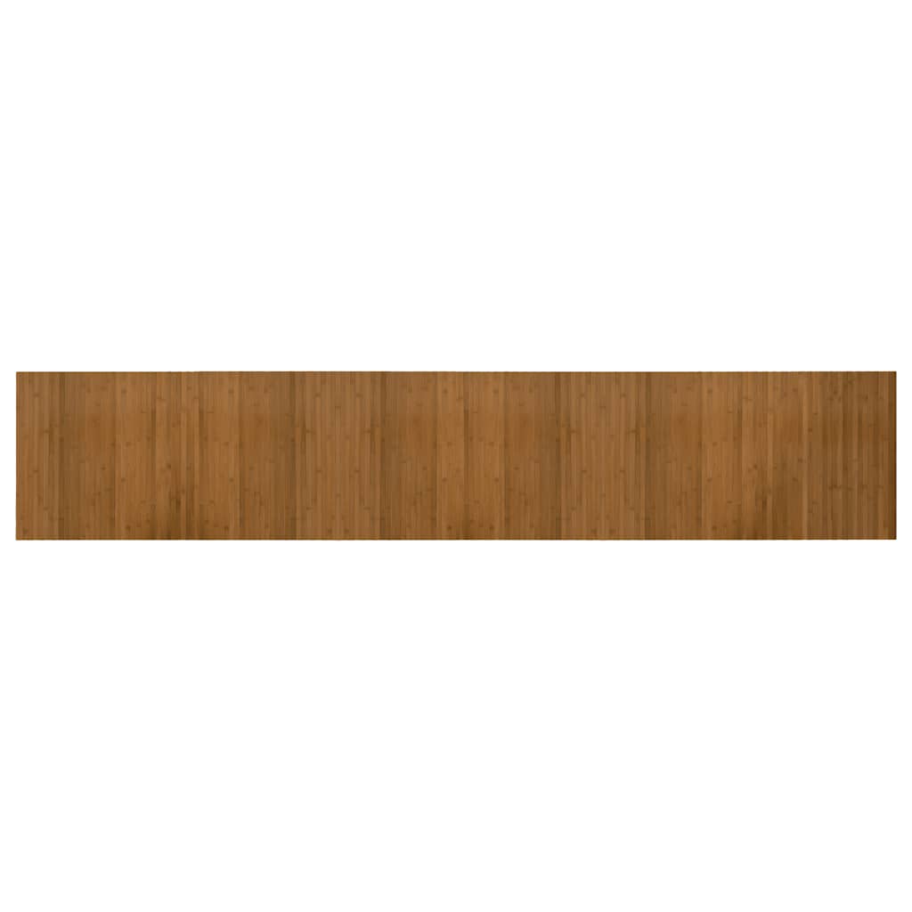 Vidaxx rektangulært tæppe 60x300 cm bambusbrunt