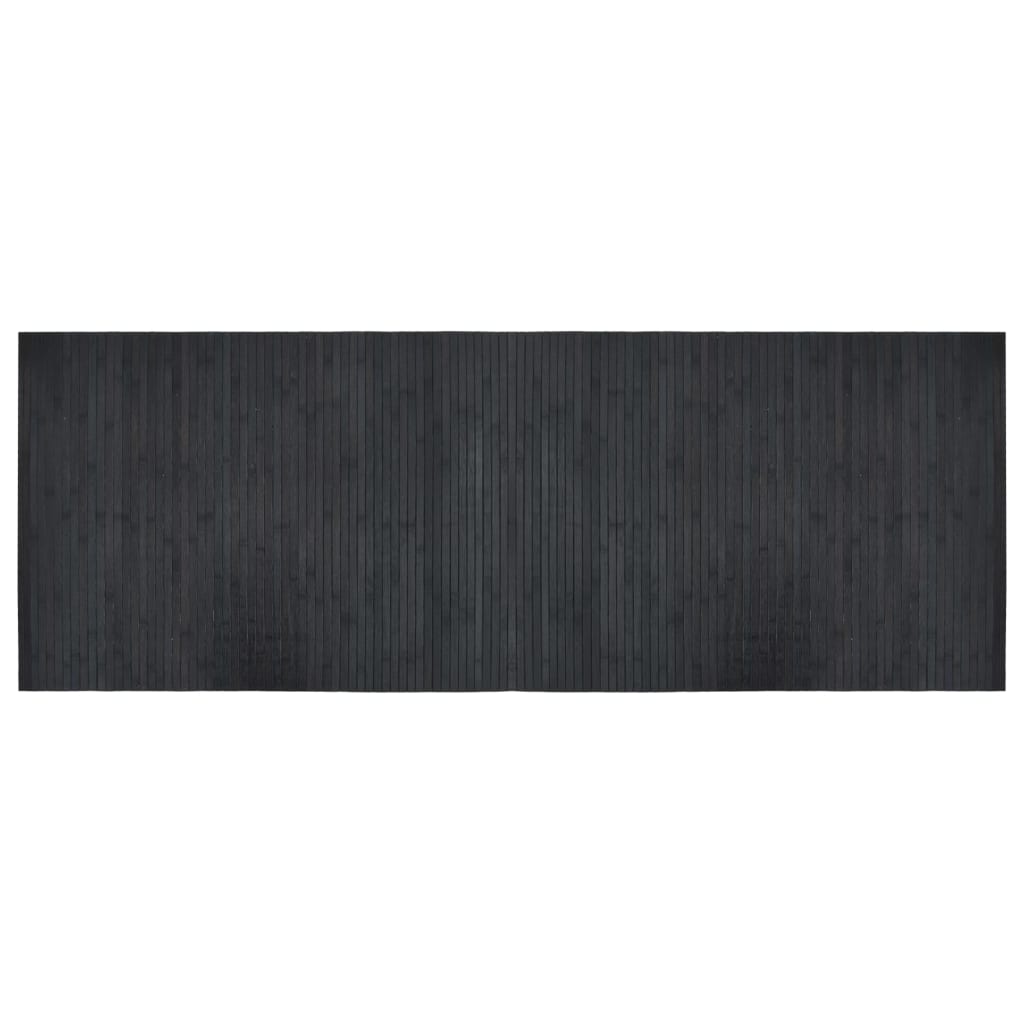 Vidaxx rektangulært tæppe 70x200 cm bambusgrå
