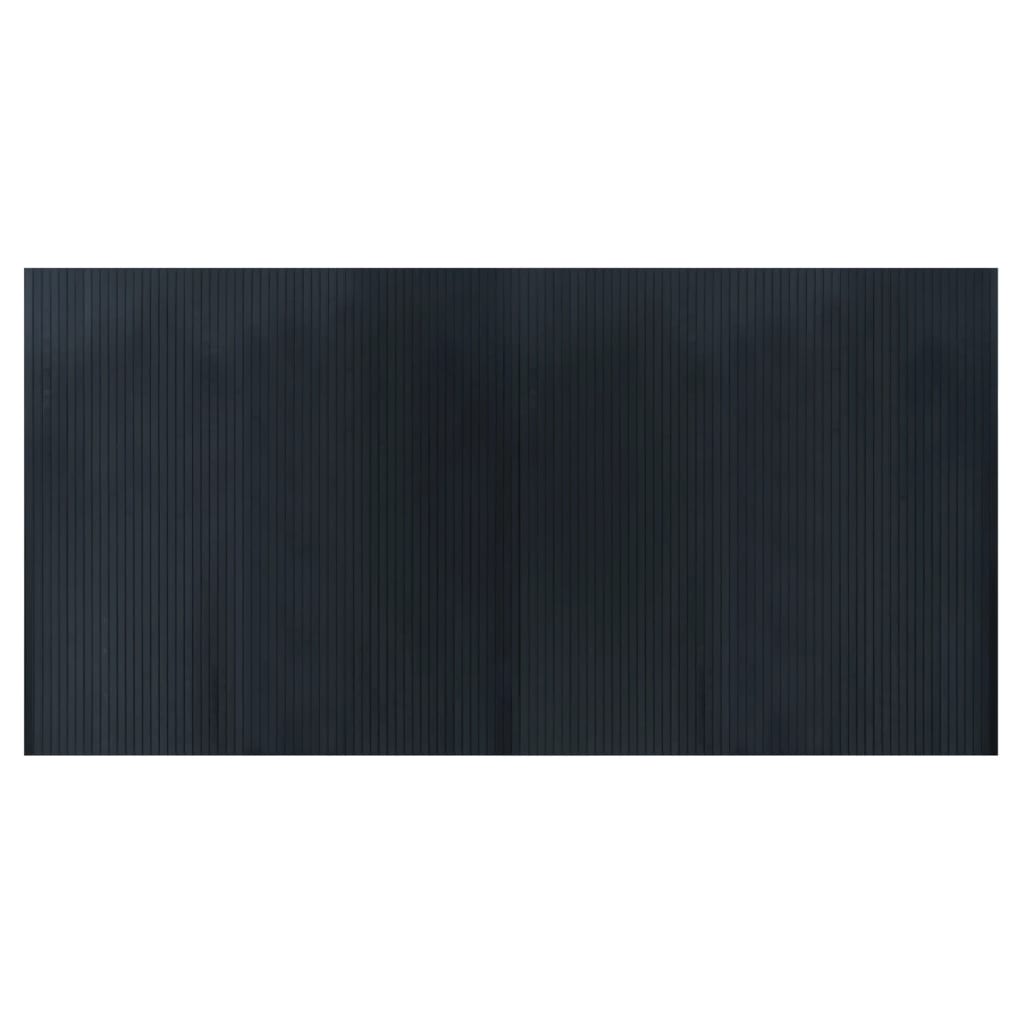 Vidaxx rektangulært tæppe 100x200 cm bambusgrå