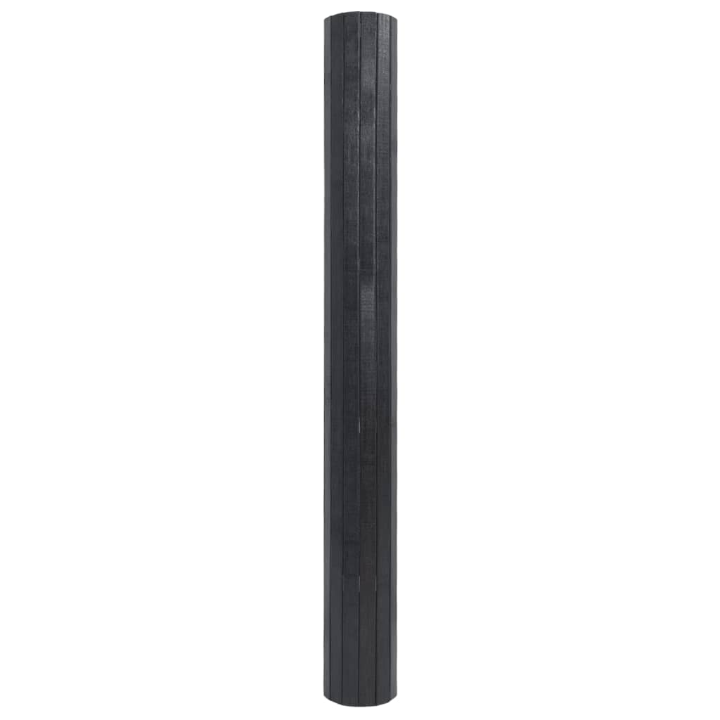 Vidaxx rektangulært tæppe 100x400 cm bambusgrå