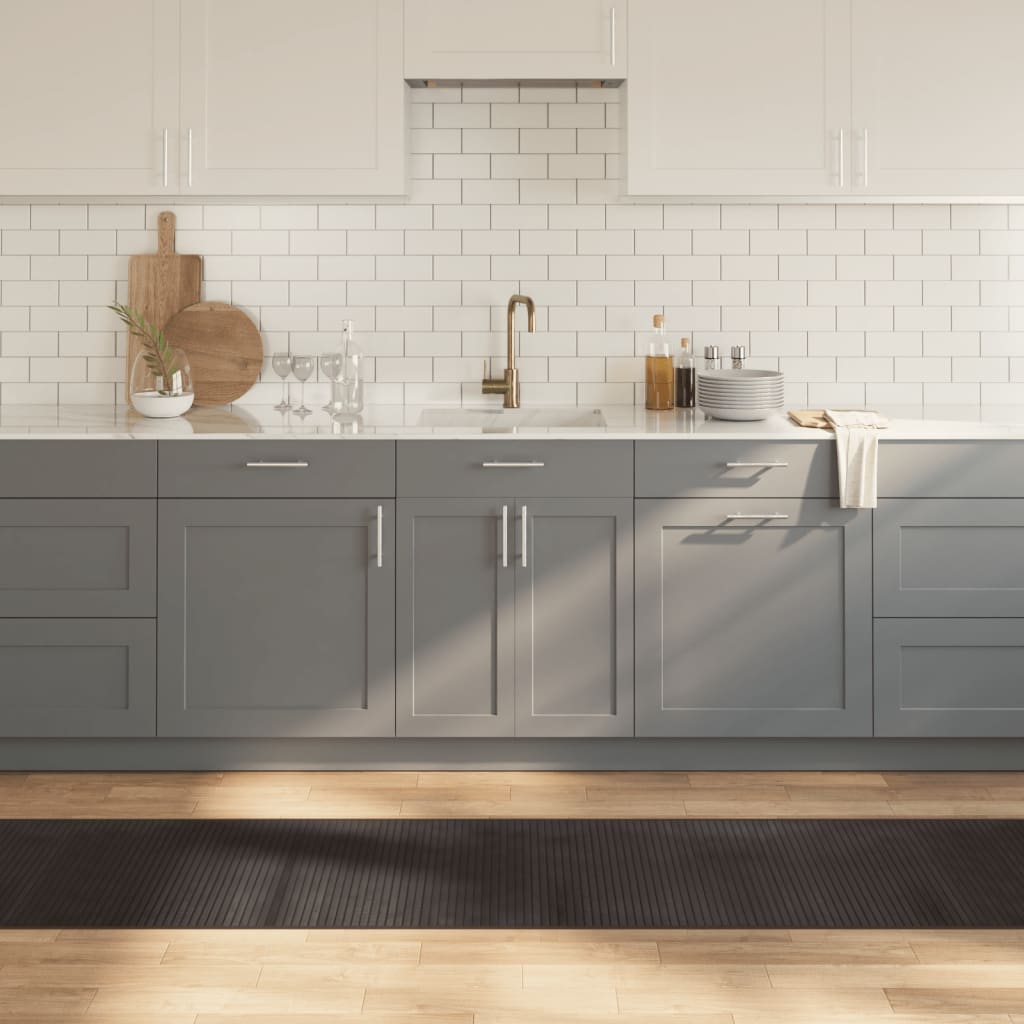 Vidaxx rektangulært tæppe 60x1000 cm bambus mørkebrunt