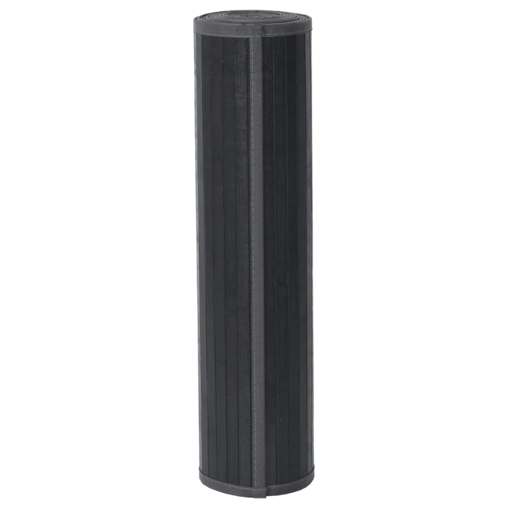 Vidaxl vloerkleed rechthoekig 70x200 cm bamboe grijs