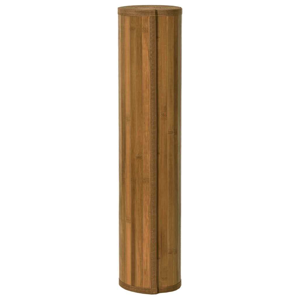 Vidaxx firkantet tæppe 100x100 cm bambusbrunt