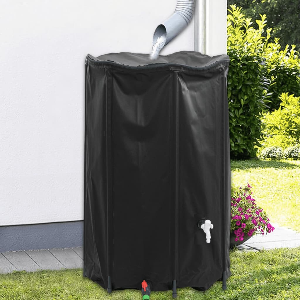 VidaXL vandtank med hane foldbar 1000 l PVC